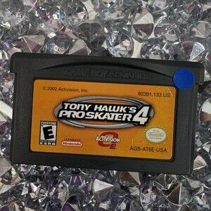 Tony Hawk's Pro Skater 4 Game Boy Advance Cartridge - Yellow Label 2002